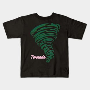 green tornado Kids T-Shirt